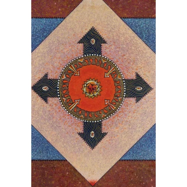 Oil on plywood realized in 1970s. Titled and signed on rear. Very good condition. This piece is attributed to the...