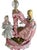 Large Mid-Century D. Poloniato Capodimonte Porcelain Table Lamp Courting Couple Harp For Sale - Image 11 of 18