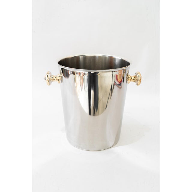 Stainless Steel Champagne Bucket, 1920s For Sale - Image 10 of 10
