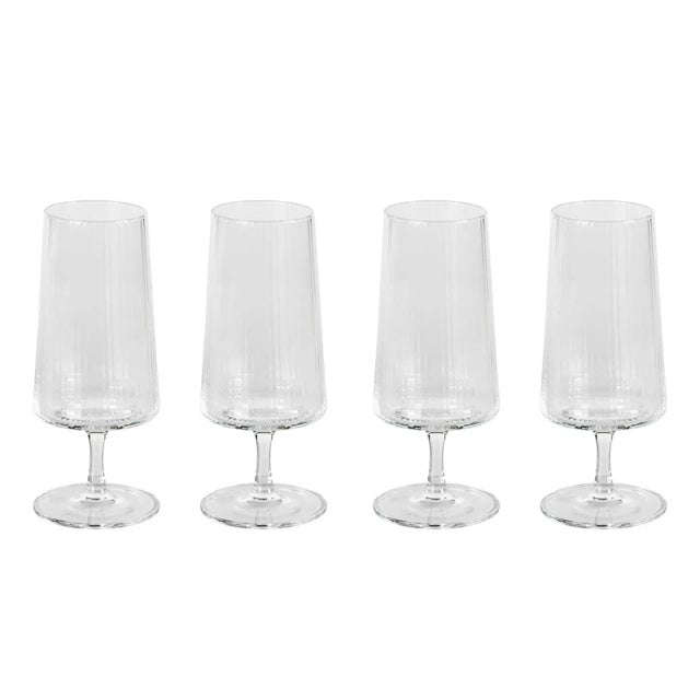 Benin Fluted Textured Cocktail Glasses, Set of 4 For Sale - Image 4 of 4