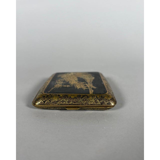 Asian Japanese cigarette case, Meiji era, early 20th century For Sale - Image 3 of 10