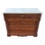 19th Century American Flame Mahogany Veneer Marble Top Commode Chest For Sale