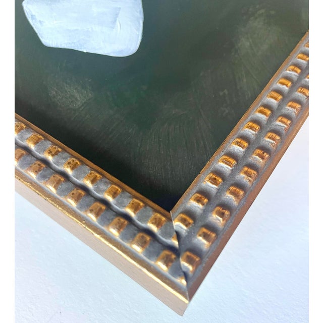 Contemporary 2025 "Seguire" Contemporary Abstract Painting on Paper by Artist r.k. Red For Sale - Image 3 of 3