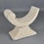Curved Tessellated Stone Pedestal Dining Table With Oval Glass Top For Sale - Image 6 of 9