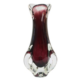 Large Vase in Mouth-Blown Crystal Glass by Joska, Germany, 1970 For Sale