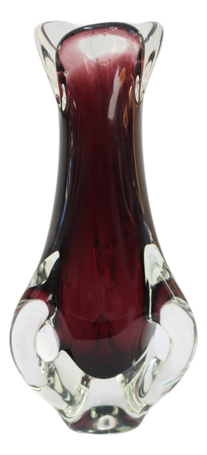 Large Vase in Mouth-Blown Crystal Glass by Joska, Germany, 1970