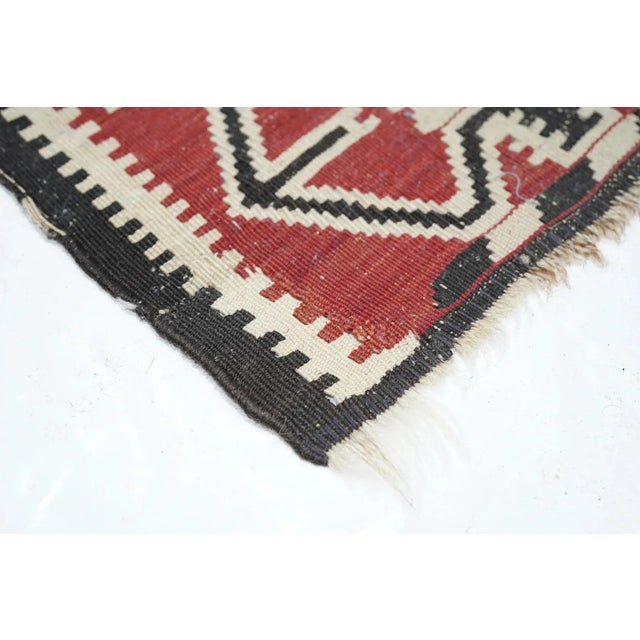 Red Antique Shirvan Rug 6'5'' X 11'10'' For Sale - Image 8 of 12