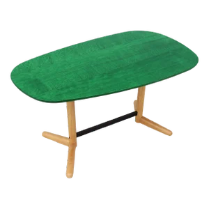 Minimalist Modern O Mr. President Oak Children Desk or Occasional Table by Bulo