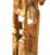 1950s Monumental Folk Wood Carved Scupture . Man and Cat.73 In. H. For Sale In New York - Image 6 of 7