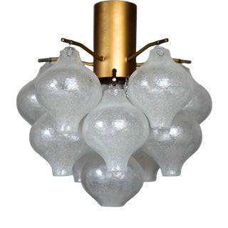 Mid-Century Tulipan Glass Pendant Light from J. T. Kalmar, 1960s For Sale