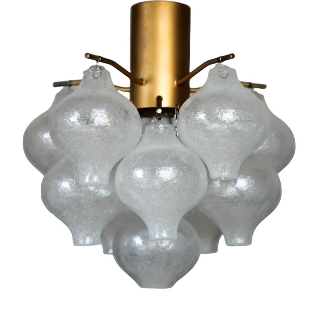 Mid-Century Tulipan Glass Pendant Light from J. T. Kalmar, 1960s For Sale