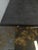 Glass Neoclassical Side Table in Wrought Iron and Glazed Glass For Sale - Image 7 of 8