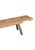 Contemporary Sculptural Teak Wood Long Bench Stunning Wood Textures, Modern Organic For Sale - Image 3 of 8