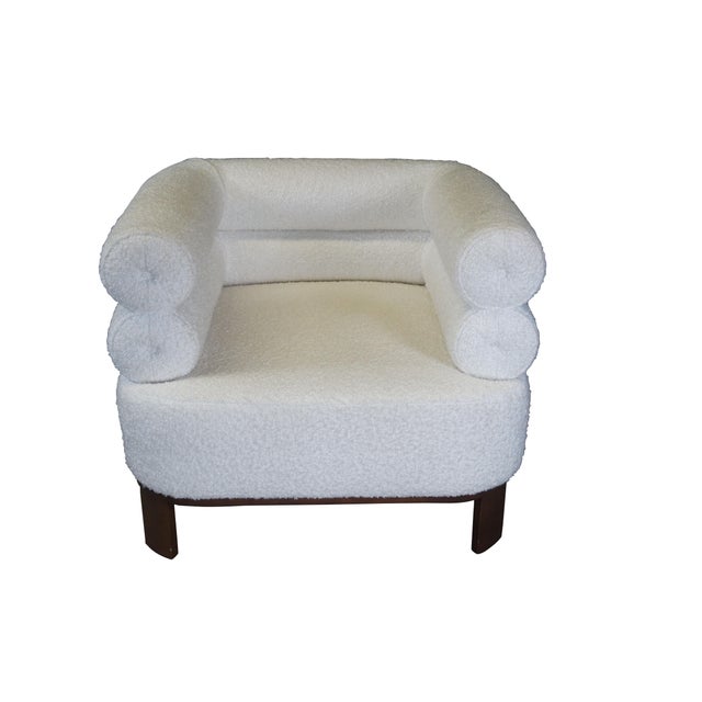 Art Deco Brigette Romanek for Mitchell Gold + Bob Williams Art Deco Modern Lucy Armchair For Sale - Image 3 of 12