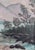 Antique American Folk Art Mountain Lake Landscape Oil Painting on Artist’s Board, C. 1900 For Sale - Image 10 of 12