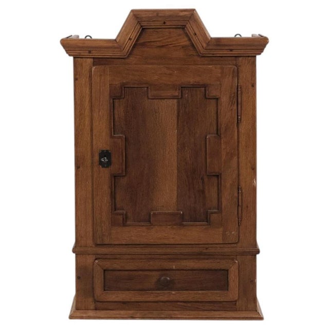 Wall Cabinet in Oak, 1930s For Sale - Image 11 of 11