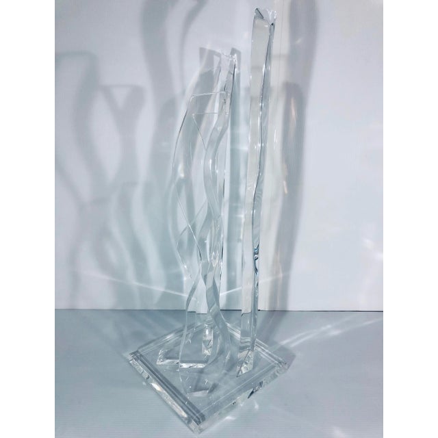 Hivo Van Teal Hivo Van Teal Lucite Sculpture, 1970s For Sale - Image 4 of 13