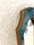 Vintage Floral Mirrored Wood Candle Sconces, a Pair For Sale - Image 4 of 5