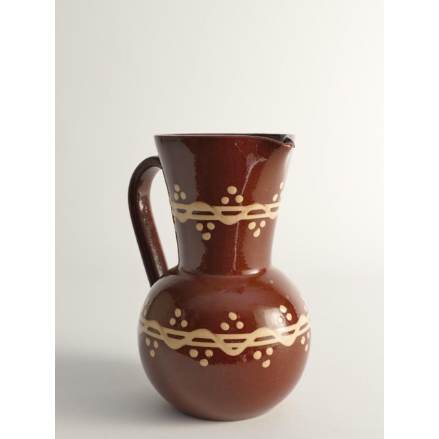 Brown Ceramic Vase by Andersson & Johansson, Höganäs, Sweden, 1920s For Sale - Image 6 of 13