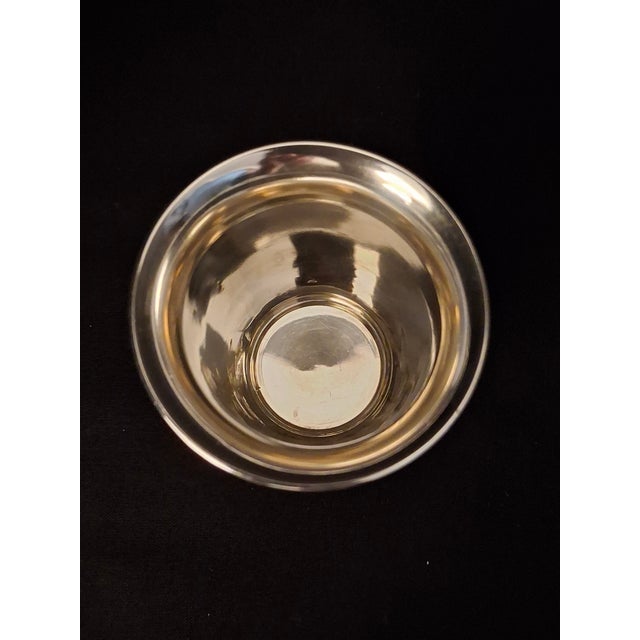 Vintage Esco Sterling Silver Kiddush Cup Beaker Engraved Jewish Judaica For Sale - Image 4 of 12