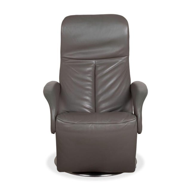 Symphony JR-7960 Lounge Chair in Grey Leather from Jori For Sale - Image 16 of 17