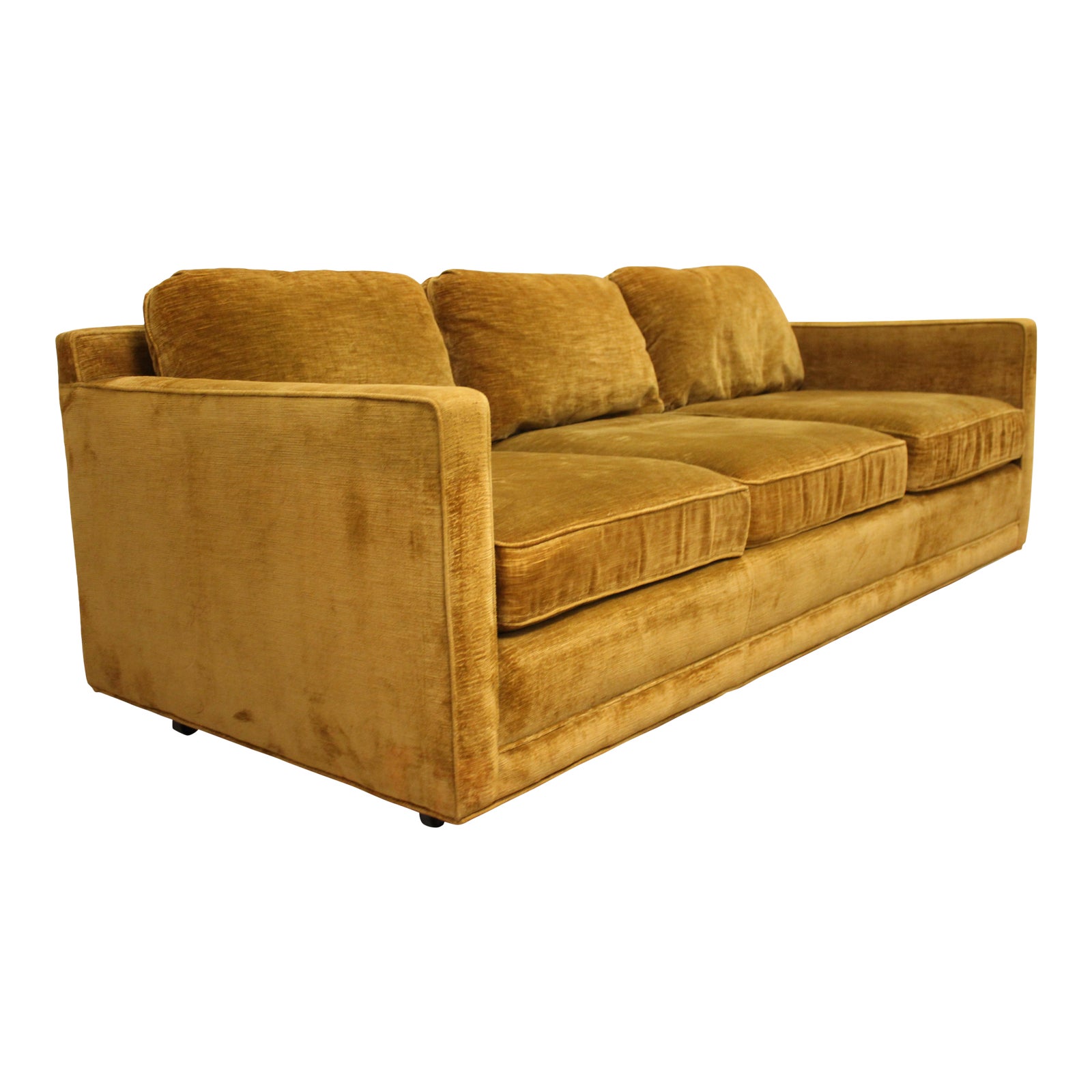 Mid Century Modern Selig Tuxedo Sofa Chairish