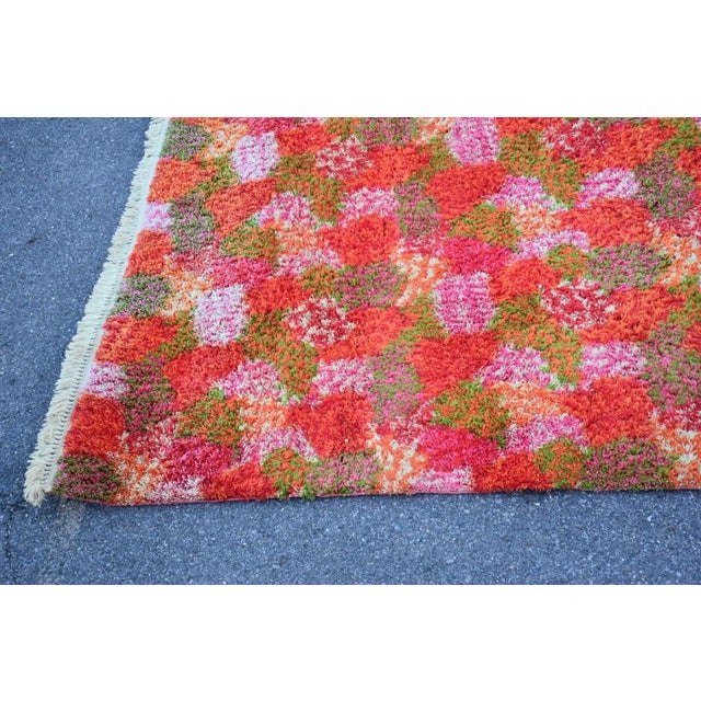 1960s Large 15’ X 9’ Mid Century Modern Rug For Sale - Image 5 of 8