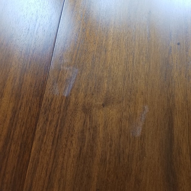 Vintage MidCentury Modern 1989 Romanian Drop Leaf Table With 4 Chairs