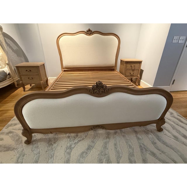 French Upholstered Rose Bedroom Set For Sale - Image 12 of 16