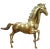 Add a touch of brass to your decor with this beautiful and impressive vintage stallion in a mellow quality brass. This...