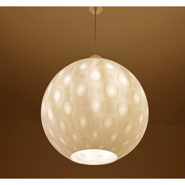 Large Glass Pendant Light from Peill & Putzler, 1960s For Sale - Image 13 of 14