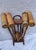 1950’s croquet set in a wooden and metal stand. Included is 4 mallets, 2 stakes and 4 balls. Very cool and unique piece to...