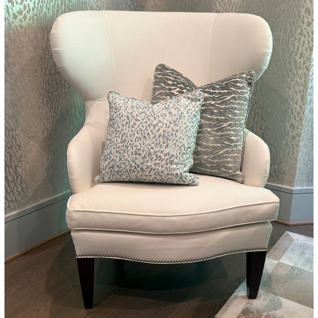 2010s Ethan Allen Wilder Wing Chair For Sale - Image 5 of 14