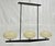 2020s Marian Jamieson "Spyglass" Chandelier Antique Brass Shell White Glass For Sale - Image 5 of 18