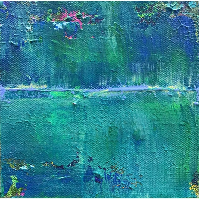 “CV041123” Abstract Coastal View Painting on Stretched Canvas by Stephen Stilgenbauer For Sale