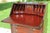 Brown Antique Maddox Colonial Mahogany Oxbow Slant-Front Secretary Desk – Chippendale Style For Sale - Image 8 of 18