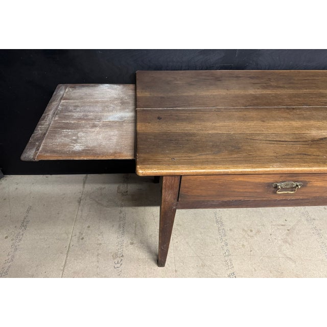 Antique French Console Table in Chestnut, 1800 For Sale - Image 14 of 18