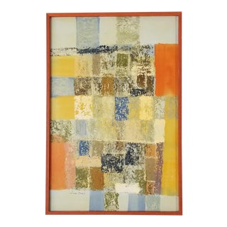 1970s Vintage Jung Park " Loft " Expressionist Abstract Painting For Sale