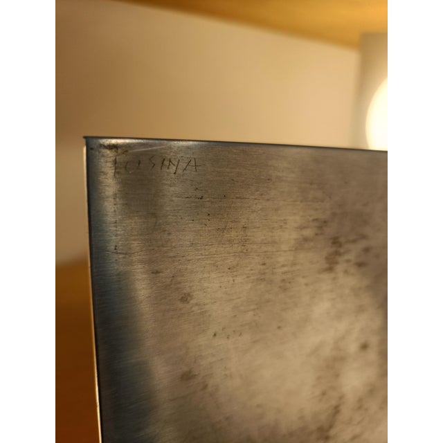 Acrylic Glass and Chromed Metal Photo Frame by Alessio Tasca for Fusina, Italy, 1970s For Sale - Image 8 of 9