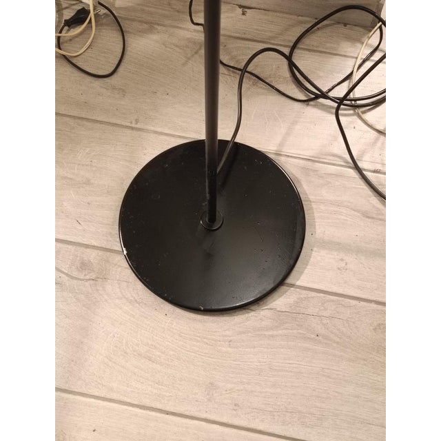 Vintage Floor Lamp in Murano Glass and Black Metal, 1980s For Sale - Image 6 of 10