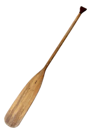 Vintage Wooden Canoe Paddle