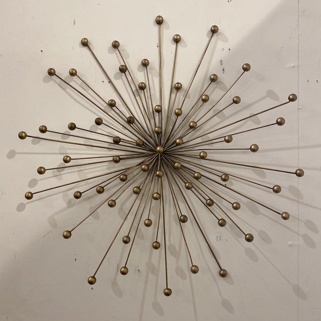MidCentury Vintage Starburst Wall Decor Chairish