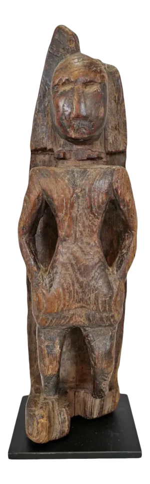 Antique Tanzanian Carved Wood African Figure
