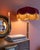 The Burgundy Fringed Lampshade - Small For Sale - Image 4 of 5