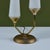 Petite Milk Glass Table Lamp With Pedestal Base For Sale - Image 12 of 16
