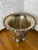 Vintage Stunning Leonard Regency Style Silver Plated Lion Head Fluted Champagne Ice Bucket For Sale In Pittsburgh - Image 6 of 10