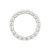 GIA Certified 5 Carat D/VS1 Diamond Wedding Eternity Band Ring in 18K White Gold For Sale - Image 4 of 9