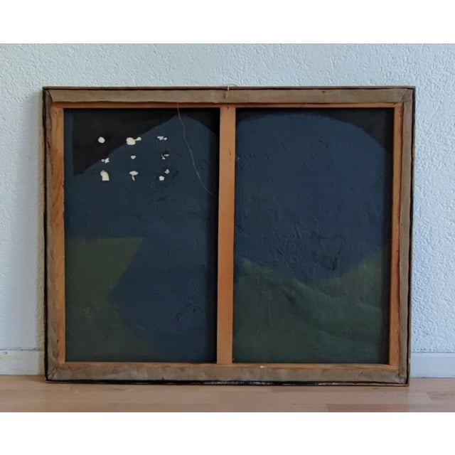 Robert Mychre, Composition, 1963, Oil on Canvas, Framed For Sale - Image 9 of 10