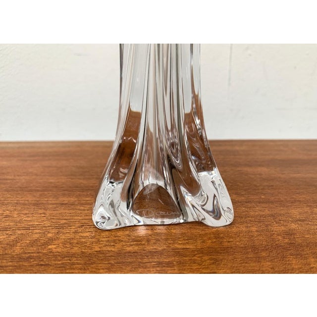 Mid-Century French Glass Table Lamp from Daum, 1960s For Sale - Image 5 of 14