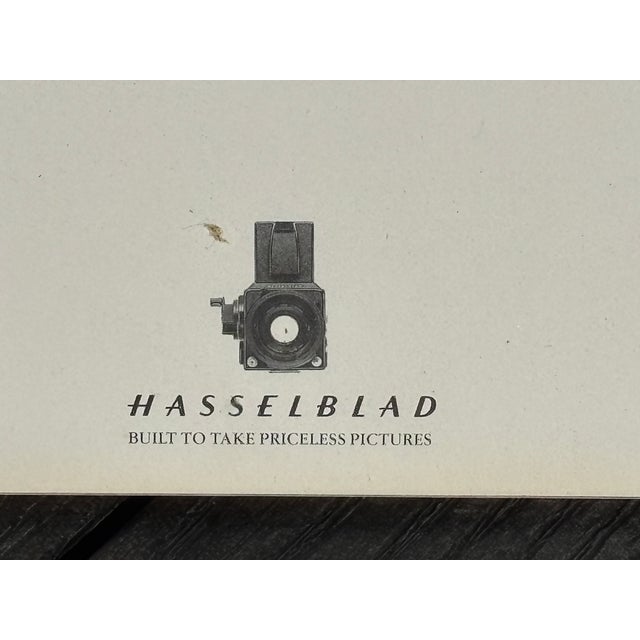 Photorealism Karl Lagerfeld - Original 1980s Advertising Poster for Hasselblad Camera For Sale - Image 3 of 5